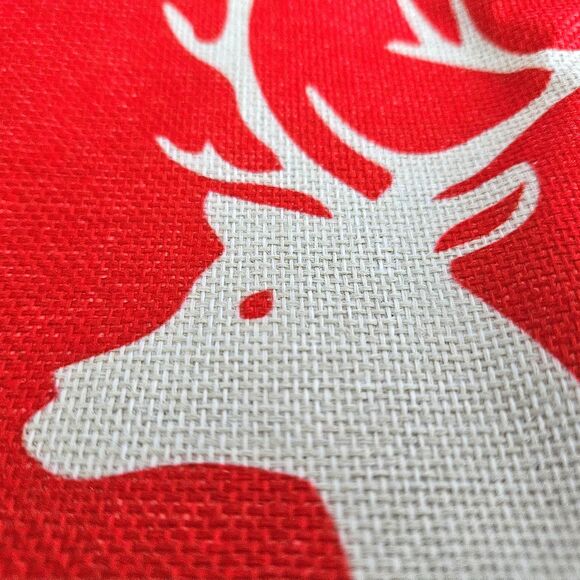 Christmas Pillow Covers 4PC 18"x18" Throw Decorative Cotton Linen Pillow Square - Picture 11 of 12